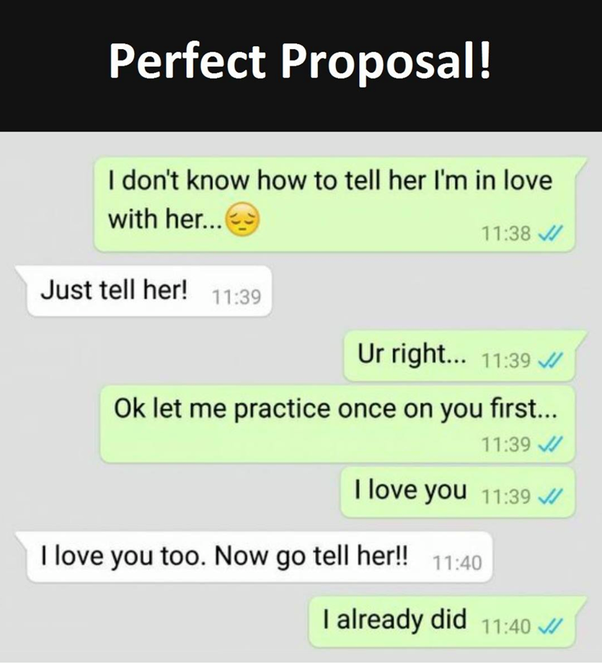 How to Propose a Girl on Chat