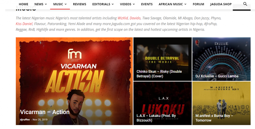 Free Nigerian Music Download Websites