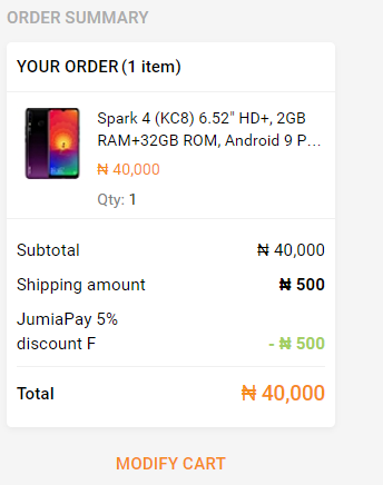 How to Place An Order on Jumia