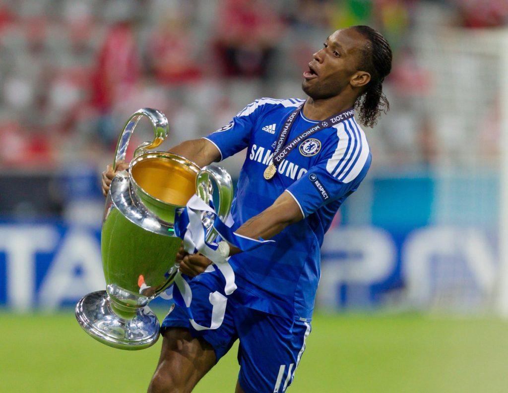 Drogba with Champions League 