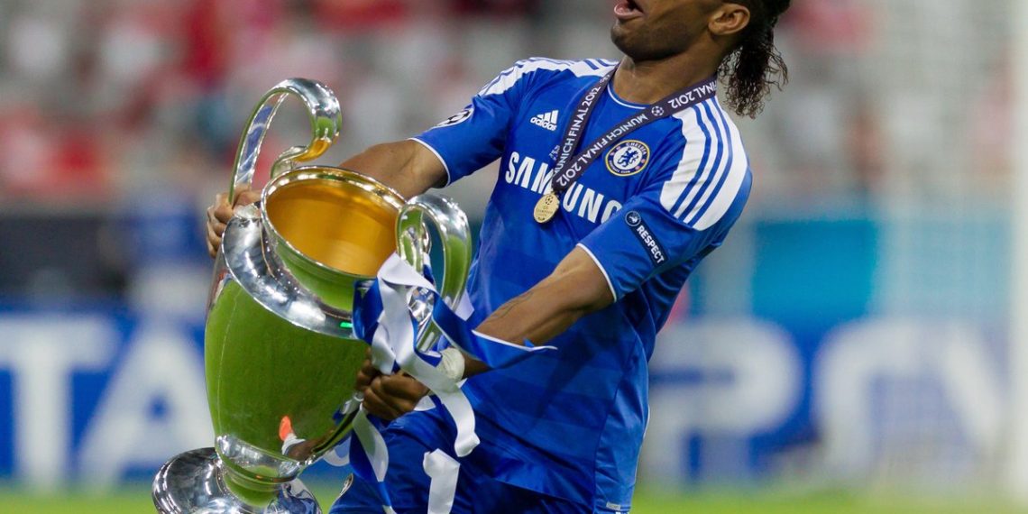 Drogba with Champions League