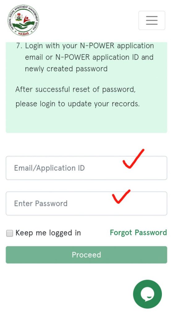 Npower login for batch C