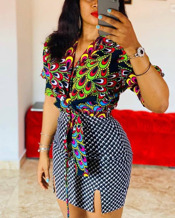 Simple Fit Ankara Style