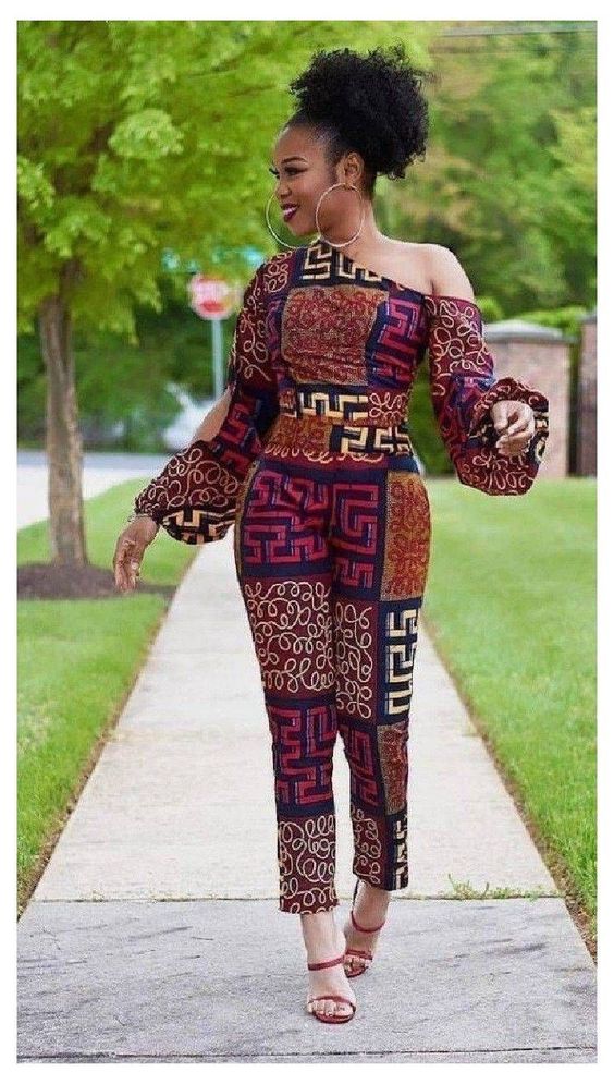 Ankara Jump Suit Style