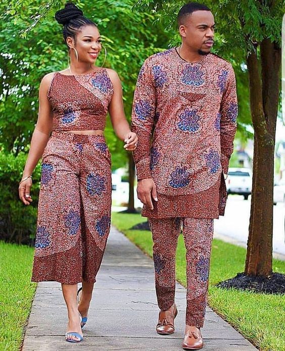 Simple Couple Ankara Style