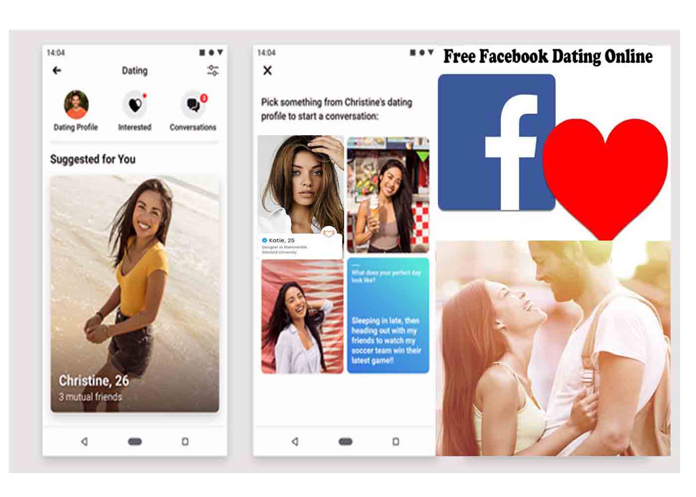online dating girl facebook usage data
