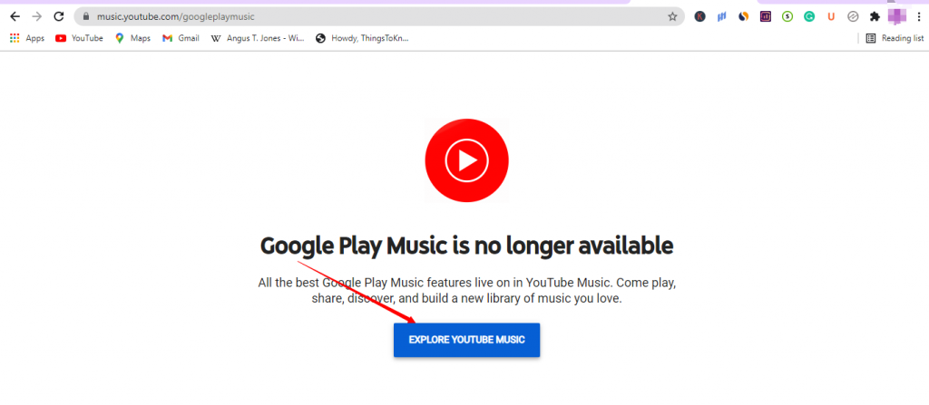 Google play Music now YouTube Play