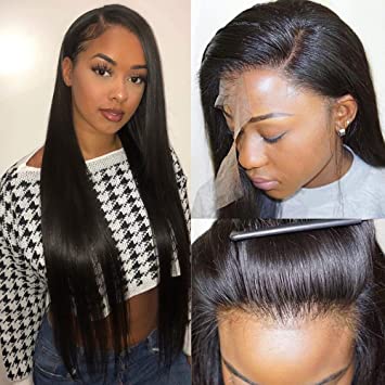 Human hair lace frontal wigs